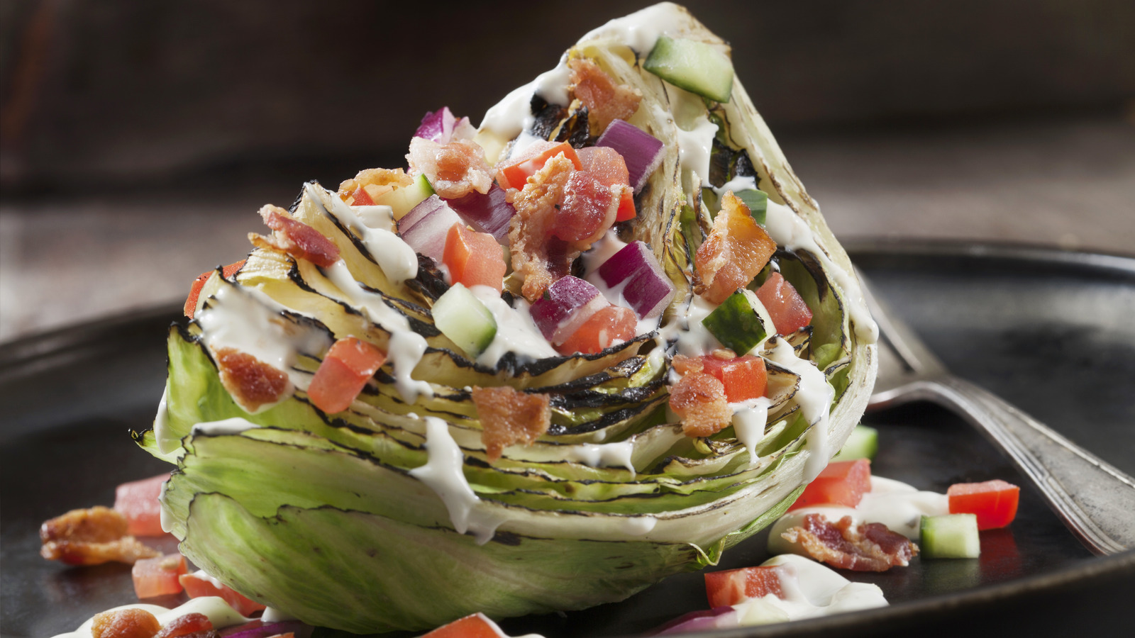 Wedge Salads Can Look A Little Intimidating. How Do You Eat One?