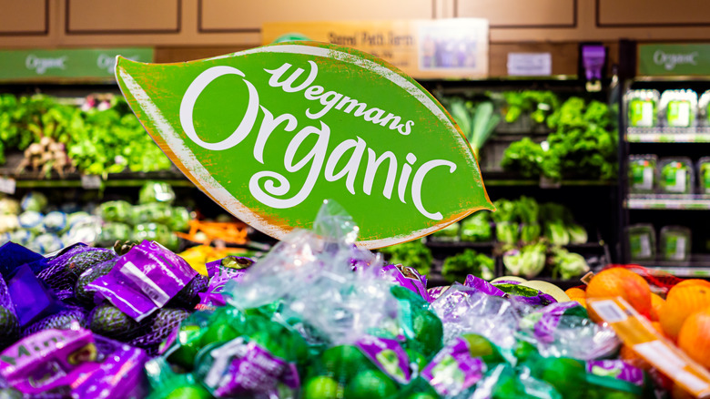 Produce display in Wegmans 