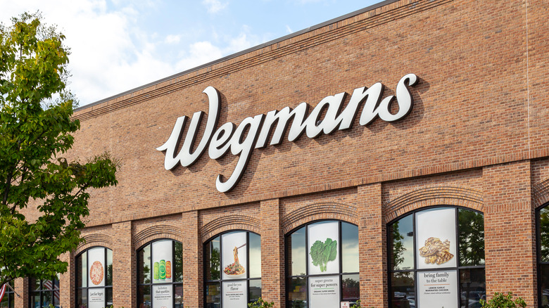 Wegman's storefront sign