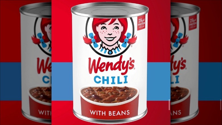 Can of Wendy's chili