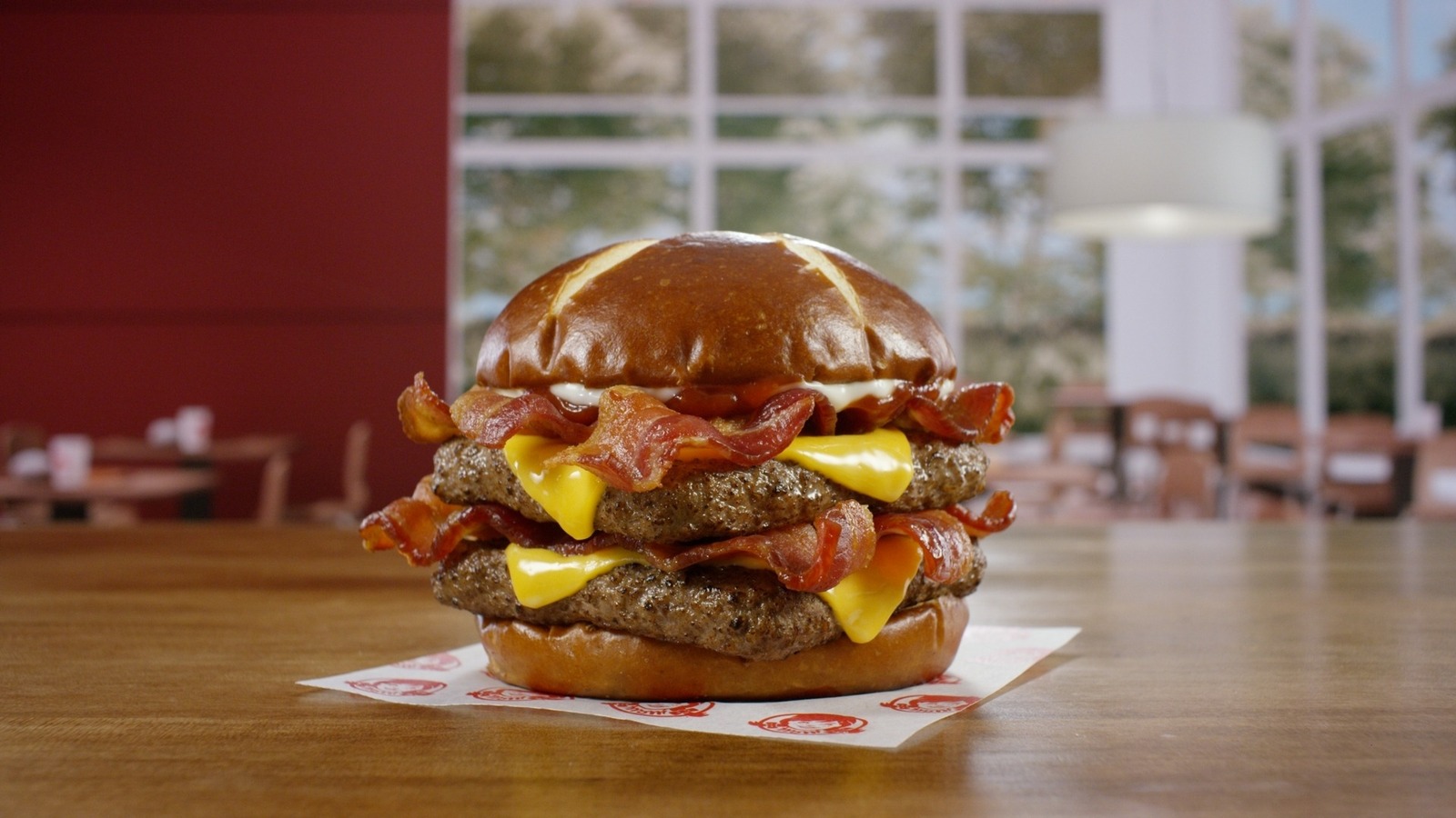 Wendy's Iconic Baconator Is Getting A Pretzel Makeover