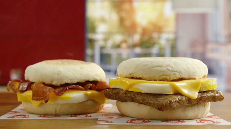 Wendy's new breakfast sandwiches