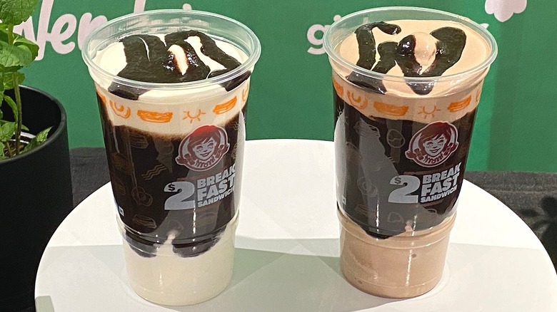 Wendy's Frostys on plate