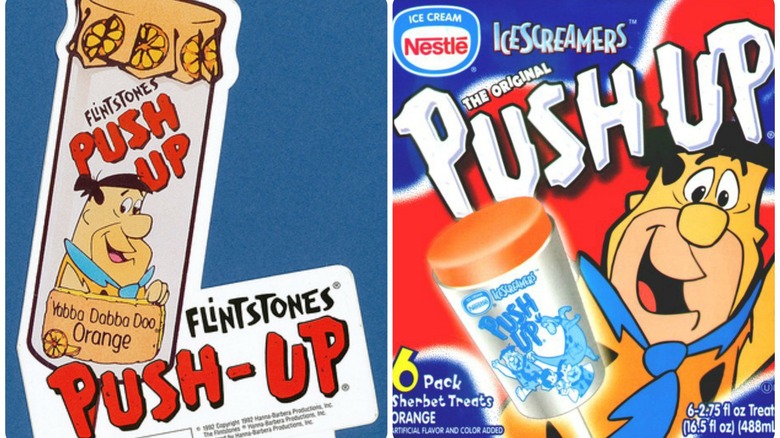 Flintstones push up ice cream