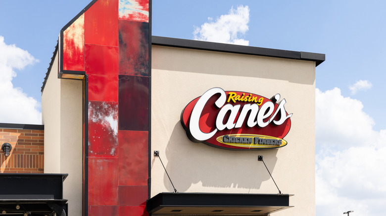 A Raising Cane's restaurant exterior