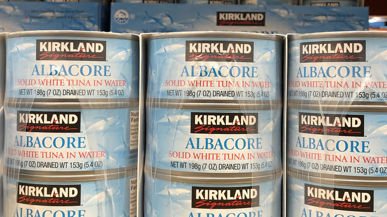 Kirkland Albacore Tuna cans
