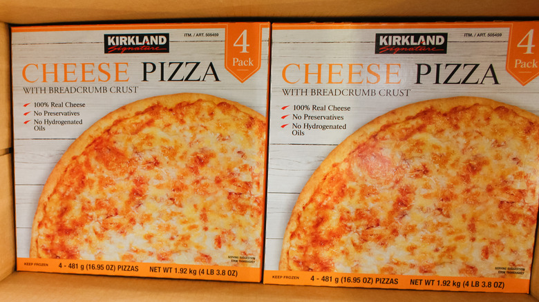 Costco's Kirkland Signature cheese pizza