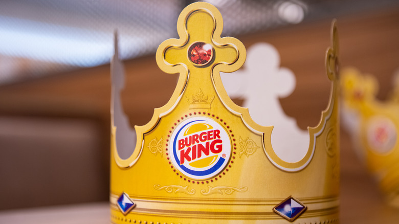 A Burger King crown