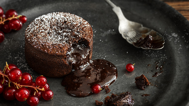 Chocolate molten lava cake