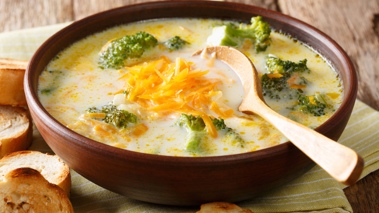 Cream of broccoli soup