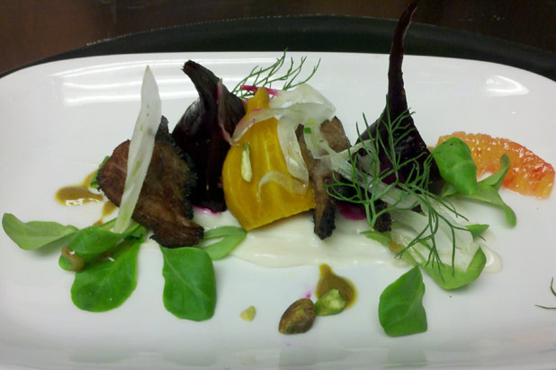 Braised Beef Tongue with Smoked Beets Recipe