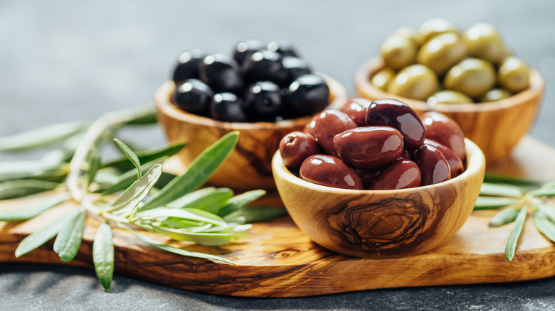 Assorted olives