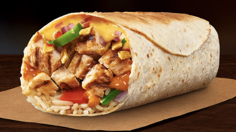 Classic Burrito at Taco Bell India