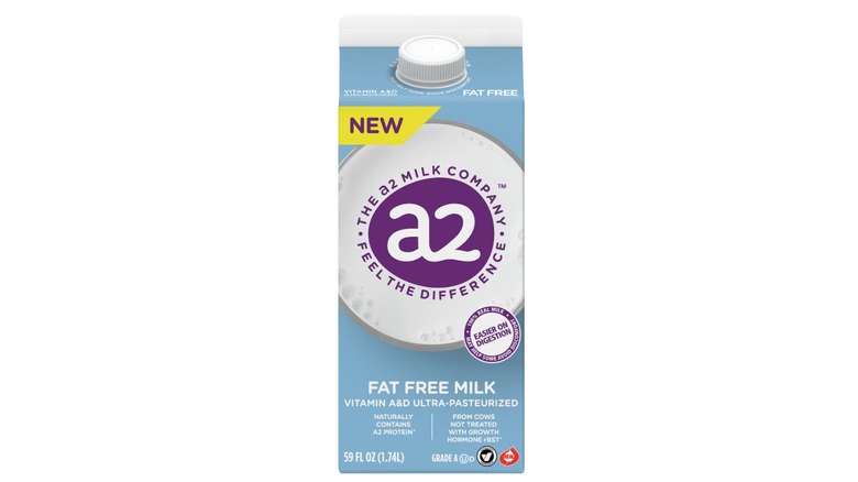 A2 milk carton