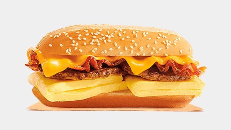 Burger King supreme breakfast sandwich