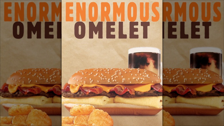 Burger King Enormous Omelet sandwich