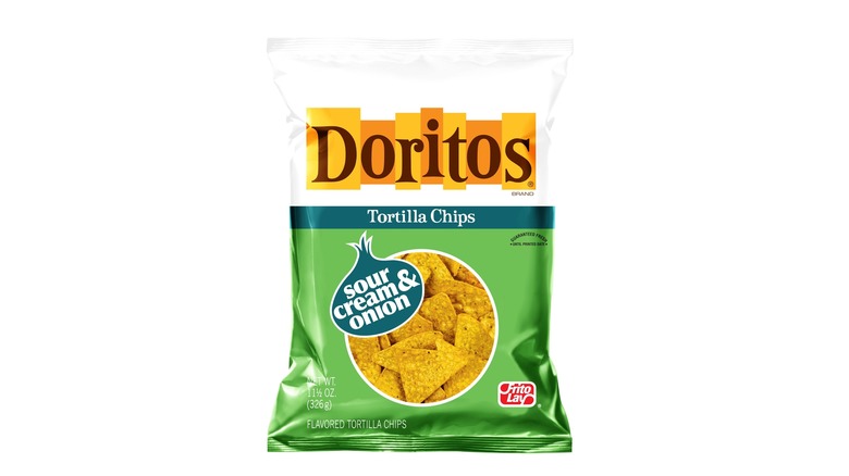 bag of sour cream and onion doritos