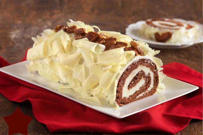 Chocolate Vanilla Yule Log Cake from The Daily Meal, Courtesy of Imperial Sugar
