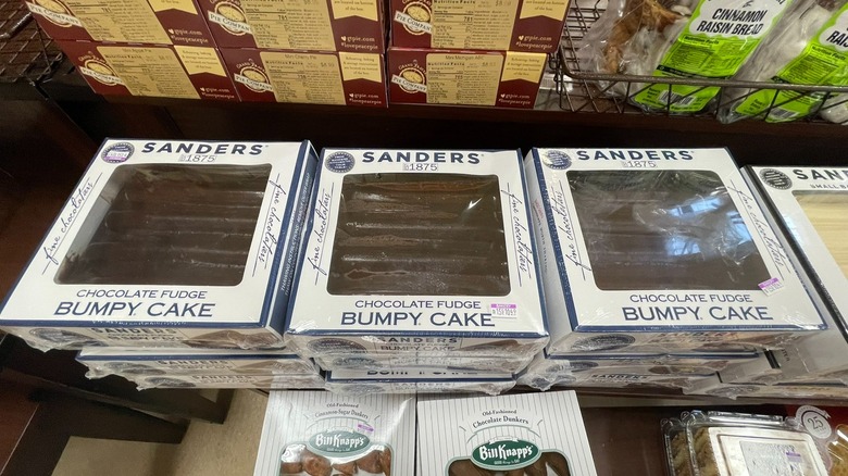 Sanders bumpy cake in store