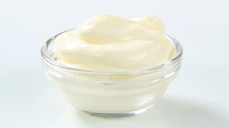 bowl of clotted cream