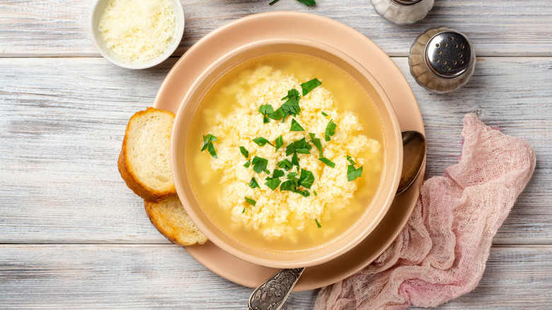 stracciatella egg drop soup