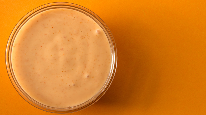 ramekin of yum yum sauce