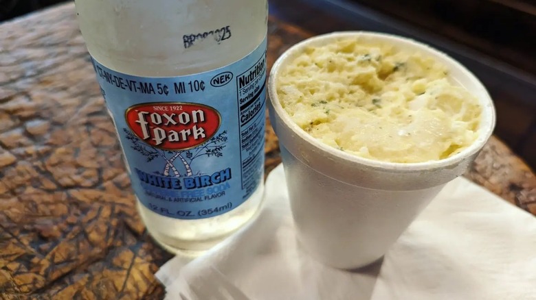 Potato salad at Louis' Lunch