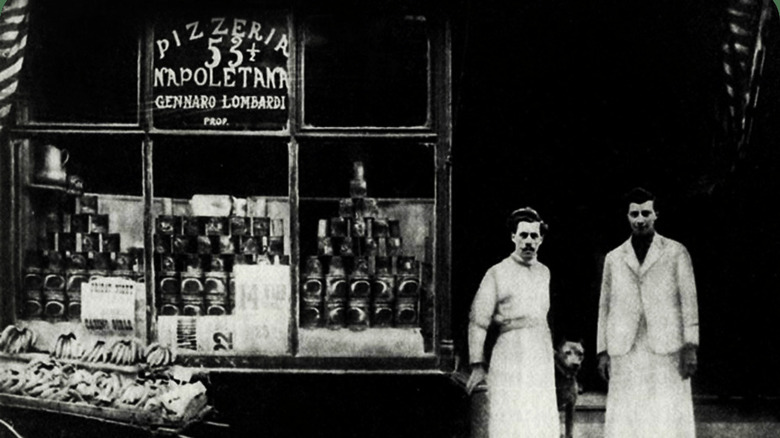 Vintage photo of Lombardi's restaurant