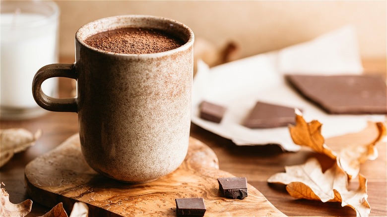 Mug of hot chocolate 
