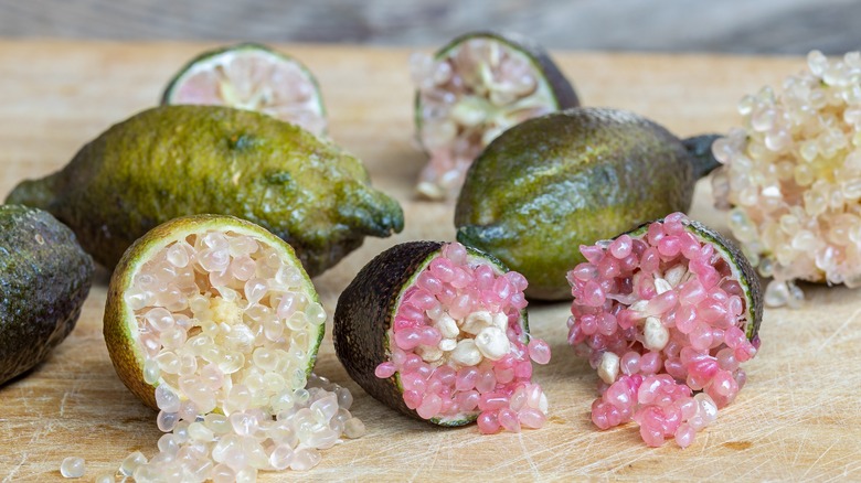variety of finger limes 