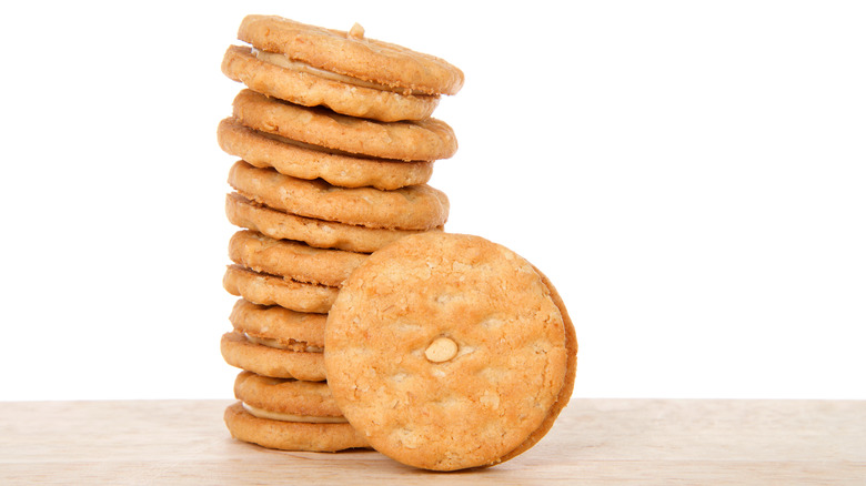 Stack of Do-si-do cookies