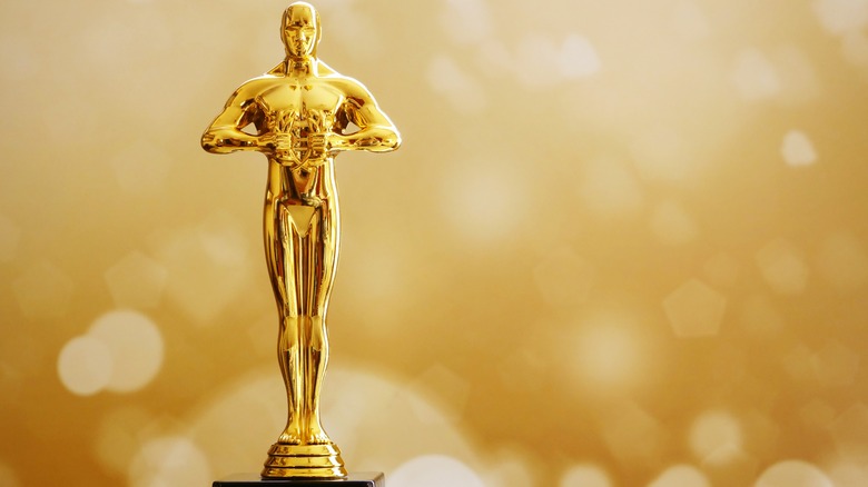 Golden Oscar trophy