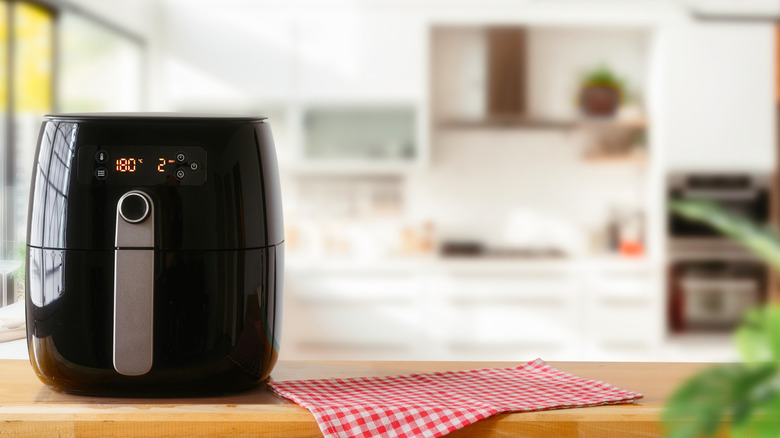 Air fryer on kitchen counter
