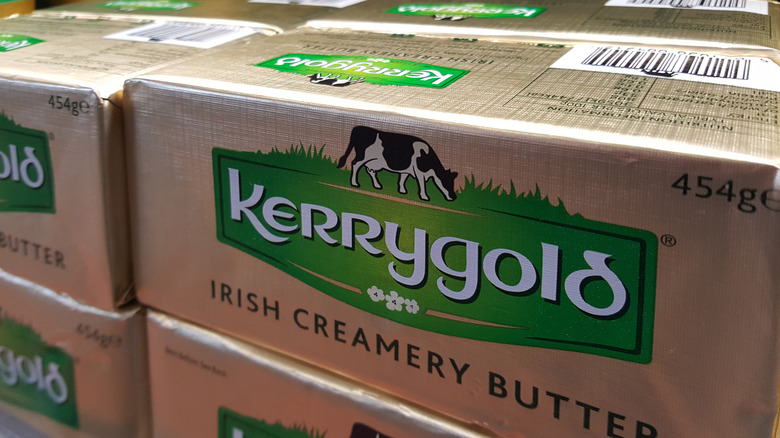 Blocks of Kerrygold Irish butter
