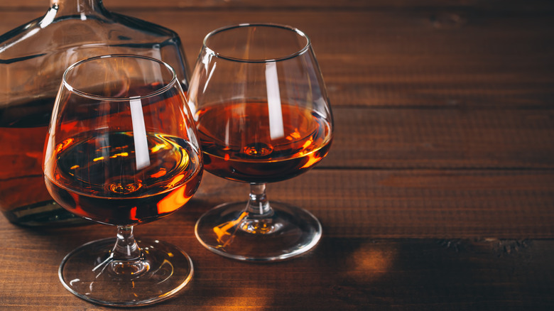 Cognac in snifters