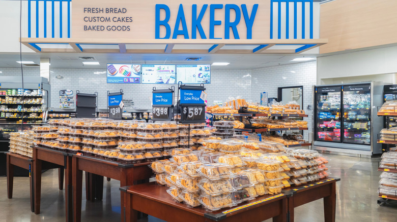 Bakery department at Walmart