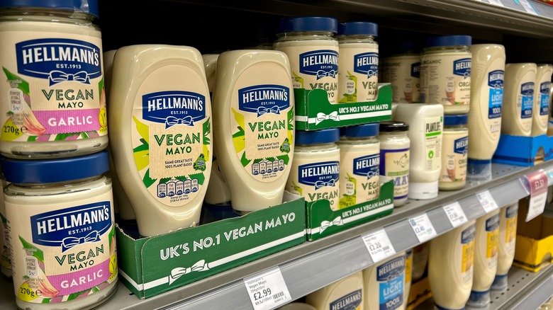 Hellman's mayo on shelf