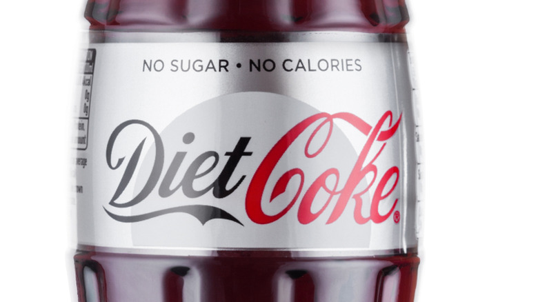 Diet Coke in bottle