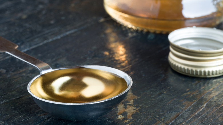 Tablespoon of vinegar