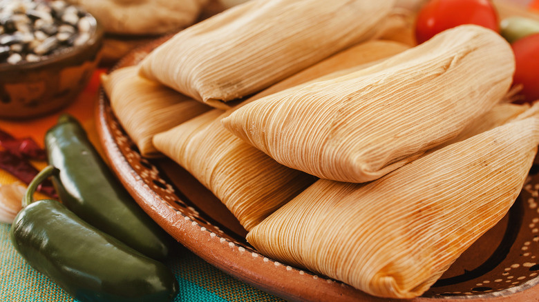 Stacked tamales