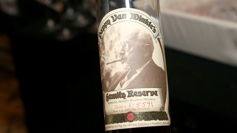 Bottle of Pappy Van Winkle