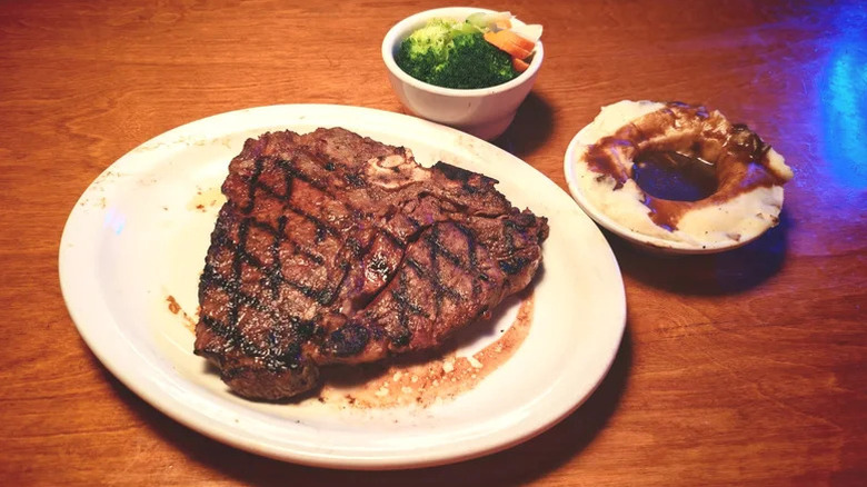Porterhouse steak from Texas Roadhouse