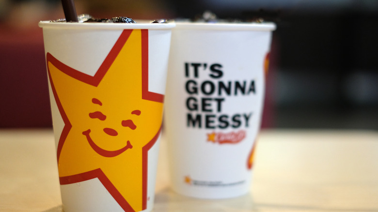 Carl's Jr. soda cups