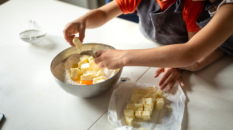using butter in a recipe 