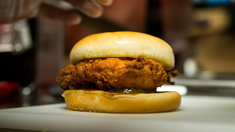 Chick-Fil-A chicken sandwich