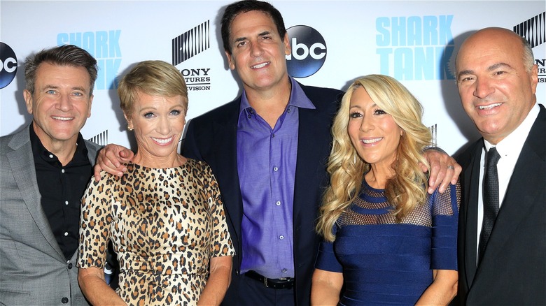 Shark Tank investors smiling