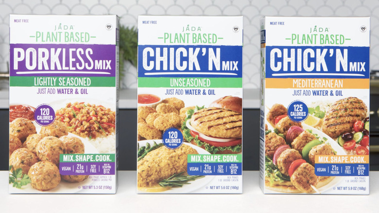 Variety of plant-based meat