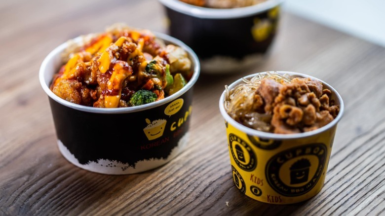 Cupbop bowls