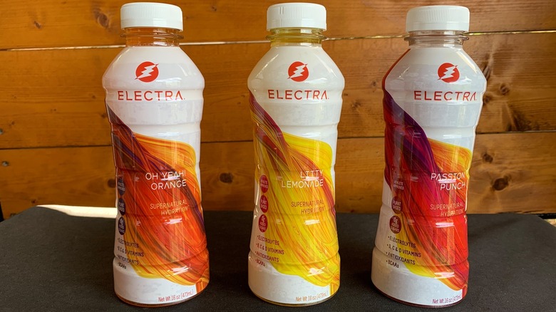bottled Electra flavors 