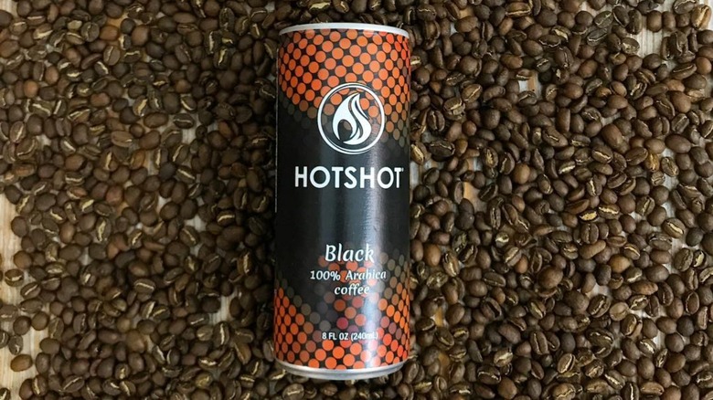 HotShot coffee cans lined up